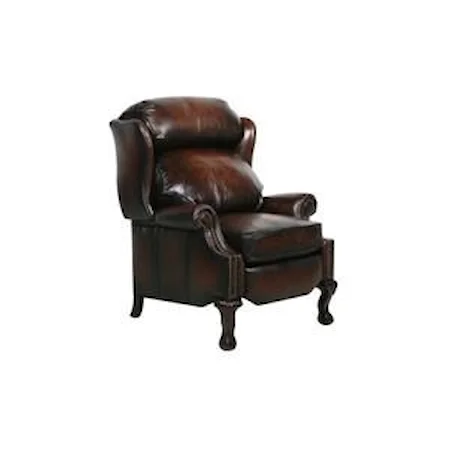 Danbury Leather Recliner - Stetson Coffee